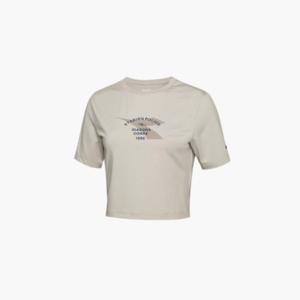 디아도라반팔티 KQJ D3122RRS73KAL 스타디움 액티브 크롭 반팔티셔츠 우먼 LIGHT KHAKI