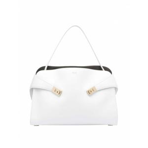 [SALVATORE FERRAGAMO] 라프리마 여성 숄더 가방 미디엄 허그 백 782634219939 화이트 /8