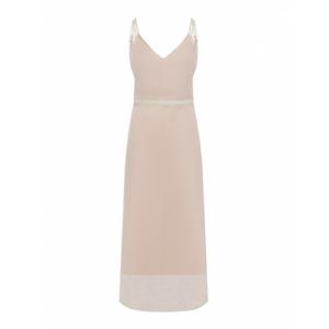 [CARVEN] 라프리마 여성 맥시 실크 롱 원피스 6251K21412PEONY Nude Neutrals /8