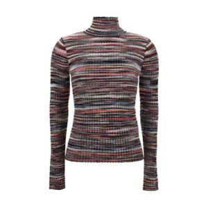 Missoni 롤넥 스트라이프 니트 점퍼 DS24WN17BK040B SM9FD TP936460059
