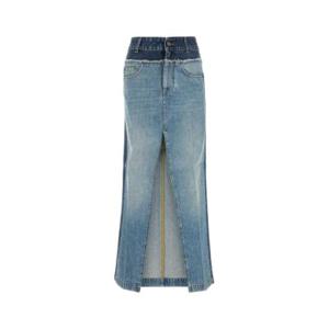 Stella McCartney 하이웨이스트 패널 맥시 스커트 6D02273SPH51 4406 TP942665595