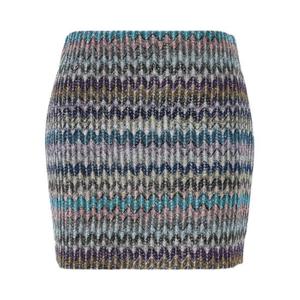 Missoni 지그재그 니트 미니 스커트 DS24WH0OBC004M SM9EL TP942664122