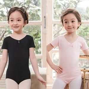 [리틀맘]여아 유아 반팔 레오타드발레복 초등학생 주니어 초등발레복