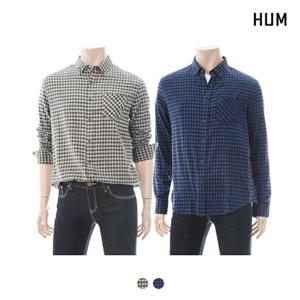 [HUM]남) 코튼 고방체크 셔츠(H173M214A)