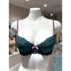 [바바라]여성 플로럴 레이스 부직포 브라(ABR4435)(GR)