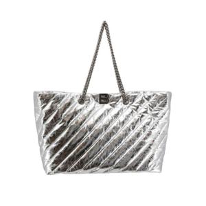 발렌시아가 숄더백 7717182AAWU8110 Silver