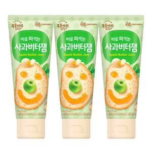 복음자리 바로 짜먹는 사과버터잼100g x 3개