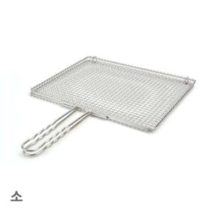업소용 사각 겹석쇠 스텐