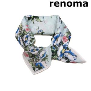 [레노마(손수건)]수채화 플라워나염손수건 RFD9204