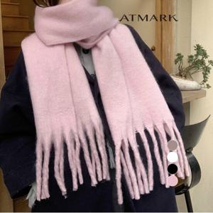 ATMARK 소프트빅프린지롱머플러_AA49MF003G