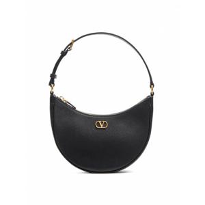 [VALENTINO] 여성 크로스 바디 백 미니 브이 로고 시그니처 호보 6W2P0AK3SNP0NO 블랙 /8