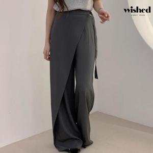 [위시드]랩 와이드 슬랙스 팬츠 (WICAPT002)