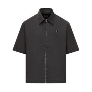 지방시 반팔 셔츠 BM615315L8 001 Black