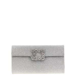Roger Vivier 플라워 스트라스 버클 클러치 백 RBWAMFD0200JQO 1920 TP934761657