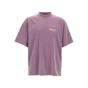 발렌시아가 반팔 티셔츠 764235TNVG53569 Purple