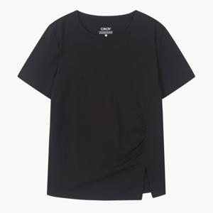 [신디]소로나 슬럽 셔링 반팔티 CDRP25405