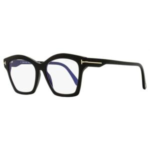 톰포드 여성용 스퀘어 블루 블록 안경 TF5965B 001 블랙 53mm
