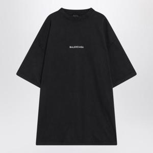 발렌시아가 반팔 티셔츠 831305TSVH4 Black