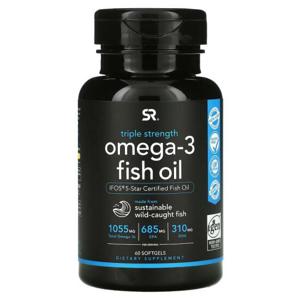 스포츠리서치 오메가3 피쉬오일 트리플 스트랭스 1250mg 60정 Sp