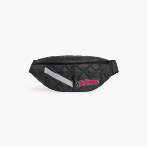 [스파이더] 공용 퀼티드 힙색 SPGFBNBG303UBLK