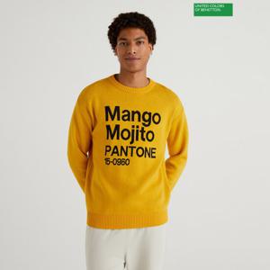 베네통 Project pantone lettering knitwear 2F_1135K1031_901