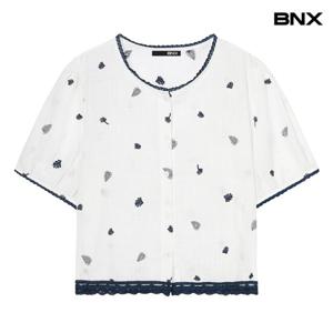 [BNX]자수 포인트 블라우스 (BX2BL040L0)