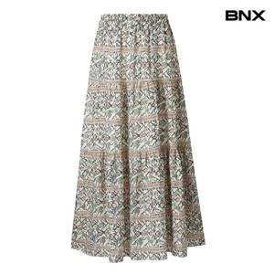 [BNX]패턴 나염 롱 스커트 (BX2SK015L0)