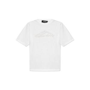 Dsquared2 로고 프린트 크루넥 티셔츠 S80GC0083D20033 100 TP942905908