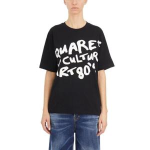Dsquared2 로고 프린트 크루넥 티셔츠 S75GD0389S24668 900 TP942911241