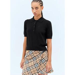 25 SS 버버리 여성 니트 폴로 셔츠 bur0257001blk