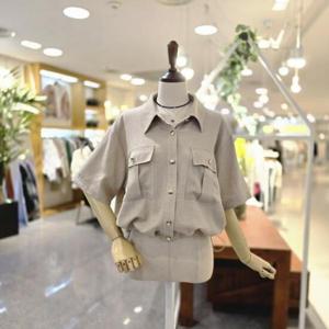 [멜로디가든]M25M4B144_골드단추 린넨셔츠
