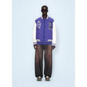 25 SS 오프화이트 남성 Time Varsity Jacket ofw0160109ppl