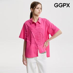 [GGPX] 센터 해바라기 레이스 셔츠 (GP6SH018F)