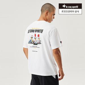 [르꼬끄공식] [업템포 x 르꼬끄] 백그래픽 반팔티 (QP323FRS73)
