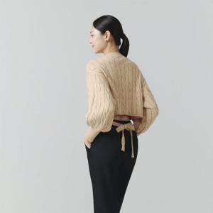 [24 F W] 잇미샤 허리 밴딩 포인트 니트 풀오버 ITOBZPO860