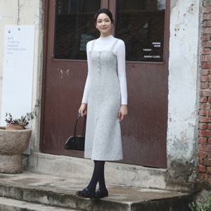 [24 F W] 잇미샤 메탈 트위드 레이어드 원피스 ITOCZOP880