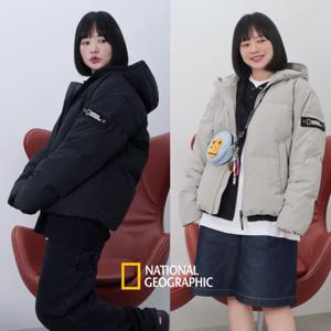 내셔널지오그래픽 [택가 259,000원] 남여공용 후드 헤론 구스 다운 점퍼 N244UDW022