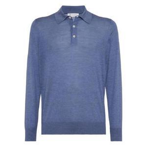 25 SS Brunello Cucinelli 가벼운 니트 폴로 셔츠 MNB805415C3990 TP438813271