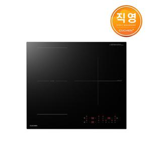 쿠첸 BLACK 3400 3구 인덕션 빌트인 CIR-EB330TOB2