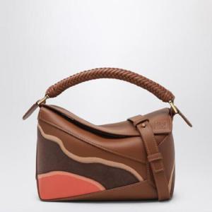 LOEWE Puzzle Edge small bag Pecan Parrot Pink A510P60XB0LE/R_LOEW-5691