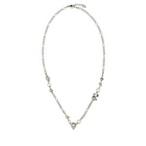 알렉산더맥퀸 남성 메탈릭 925 Silver 목걸이 836692J16PA 1906