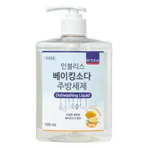 [체험특가] 인블리스 베이킹소다 주방세제 500ml 레몬향 뽀득뽀득