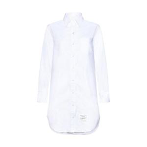 Thom Browne 크링클 곡선 밑단 셔츠 드레스 FDS002EF0313 100 TP941674545