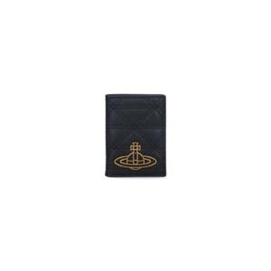 Vivienne Westwood Orb 플라크 퀼팅 폴더형 지갑 5115002WUL006U N403 TP942495389