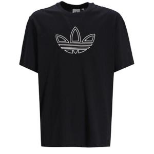 아디다스 오리지널스 아웃라인 트레포일 티셔츠 IY4882 NEGRO TP940297924