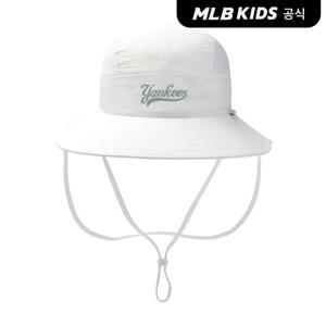[MLB키즈 공식] 컬시브 와이드 플랩캡 NY (Ivory) 7AHTB0153-50IVS