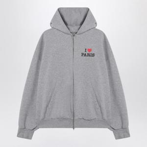 발렌시아가 후드 티셔츠 803264TSVI5 Grey