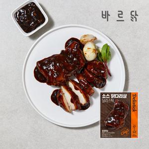 바르닭 딜리스틱 소스 닭다리살 중화짜장 100g x3개
