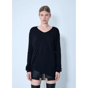 25 SS 릭오웬스 여성 하이크 긴팔 탑  ric0261013blk
