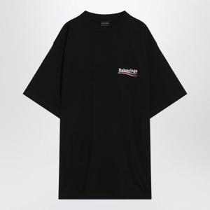 발렌시아가 반팔 티셔츠 641675TKVJ1 Black